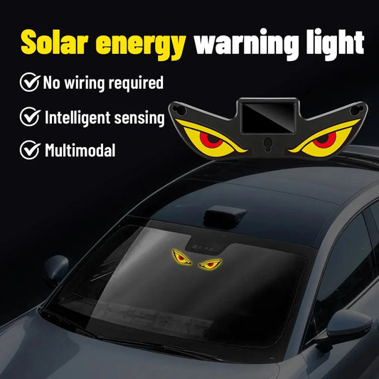 🔥Poslední den – sleva 49 % – 🚗Solární LED lampa do auta Demon Eye