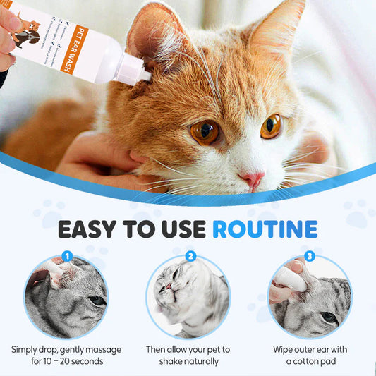 🐱🐶Čistič uší pro zvířata – Omezuje množení bakterií