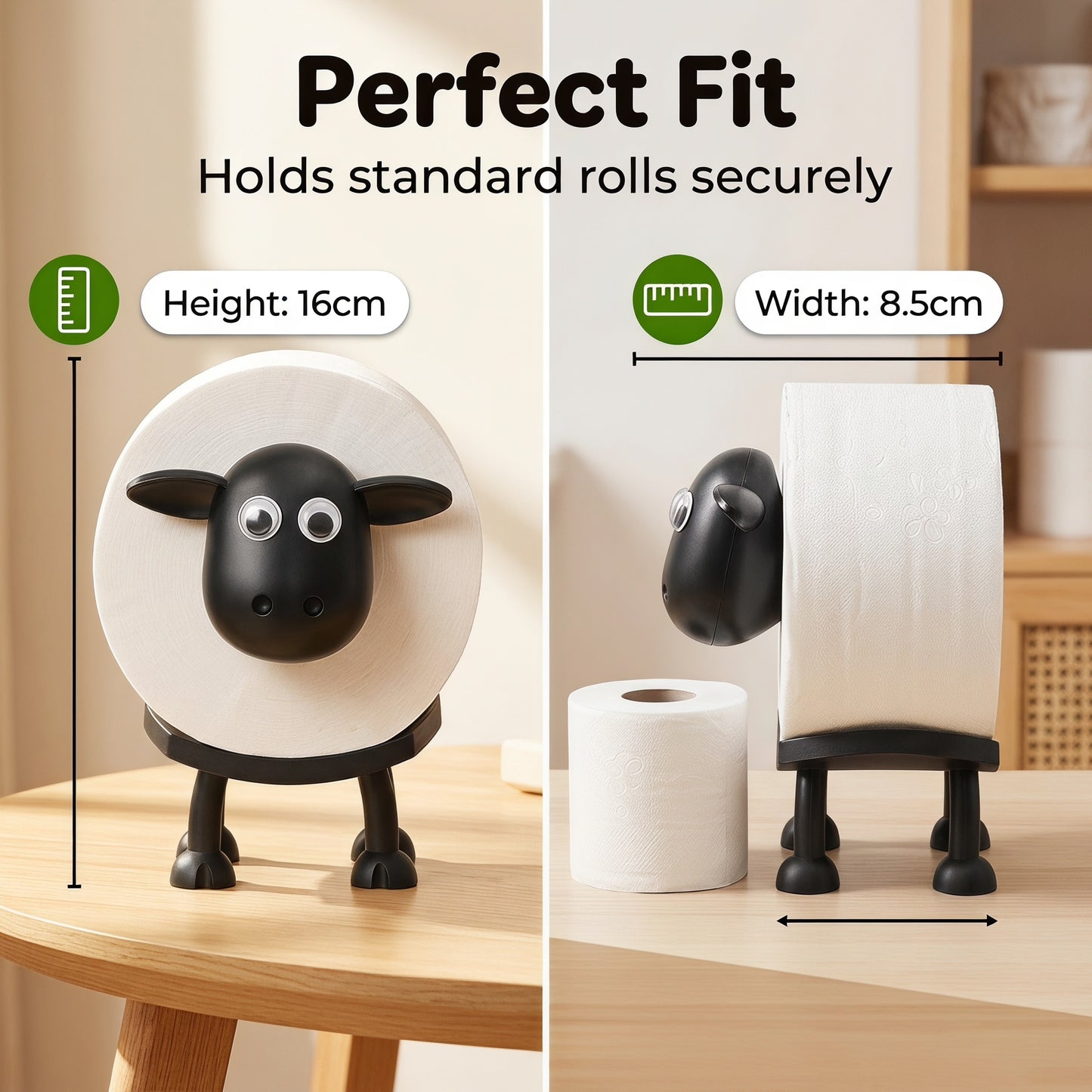 🐑 Roztomilý držák na toaletní papír ve tvaru ovečky – šarm do koupelny! 🛁