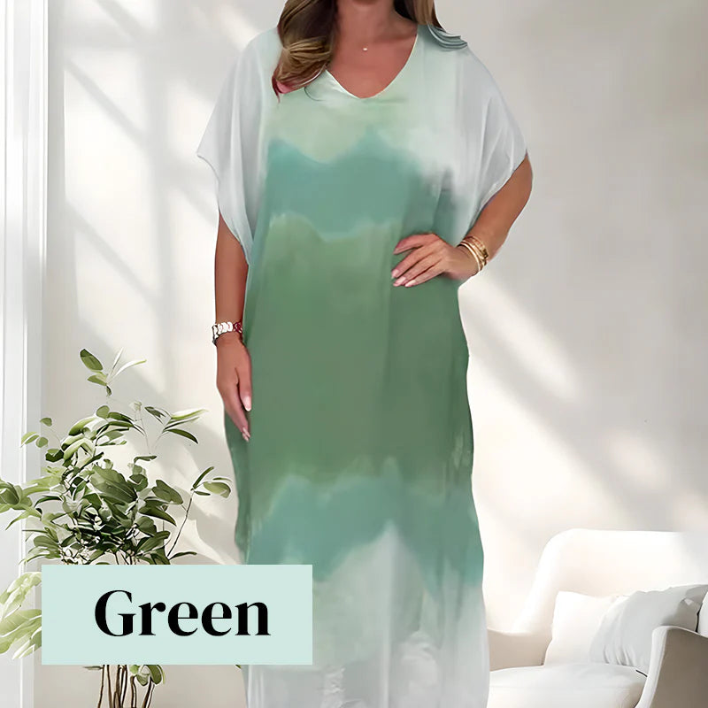 👗 Batikované volné šaty pro ženy – lehký letní komfort v jednom kuse!