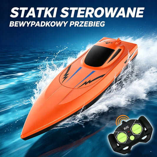 ✨ Rychlý člun se dvěma motory a dálkovým ovládáním,🚤 skvělý dárek pro děti