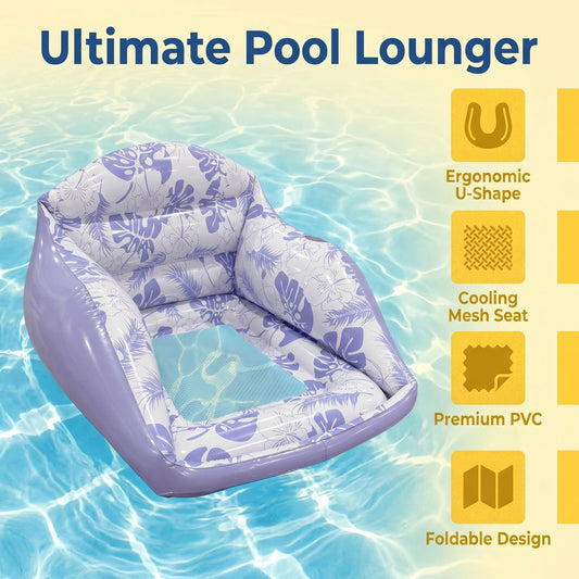 🏊💺Nafukovací matrace ve tvaru U – relaxujte stylově, ideální pro dospělé i děti, snadno se skladuje ⚡