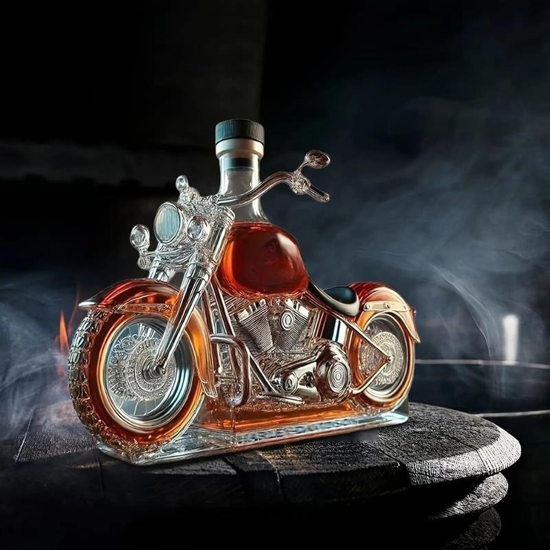 🏍️ Karafa na whisky ve tvaru motorky, která oživí každý bar! 🔥