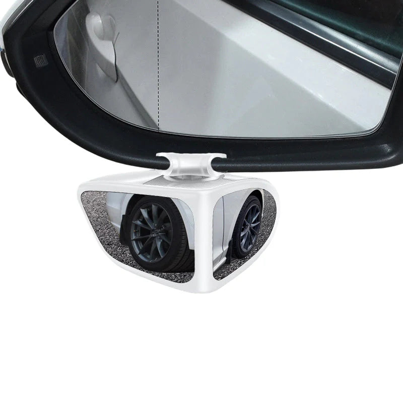 🚗 Dvojité boční zrcátko s 360° nastavením – bezpečné parkování a přejíždění 🛡️