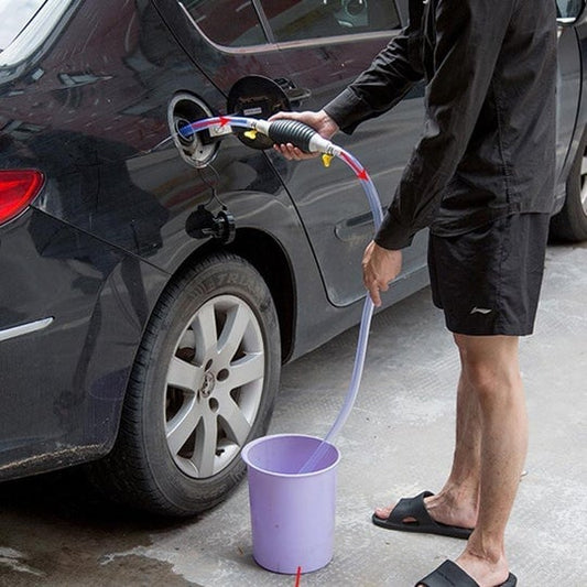 ⛽ Rychle a bezpečně přečerpejte benzín, olej i vodu! Manuální multifunkční odsávač kapalin