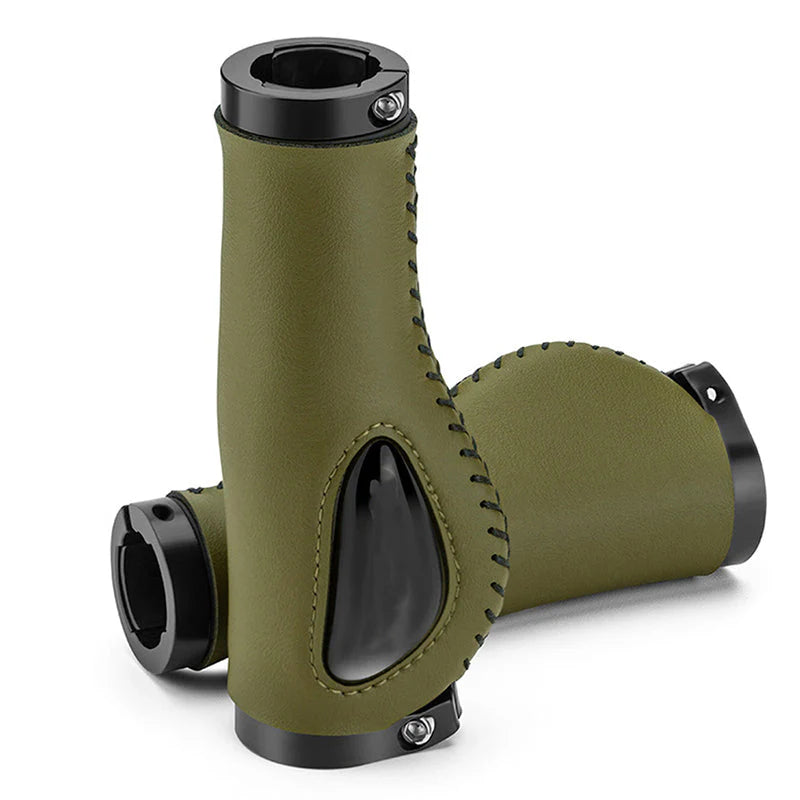 🚴 🖐️ Ergonomické rukojeti řídítek s opěrkou dlaní – křídlový design, dvojité zamykání a tlumící TPR ✨