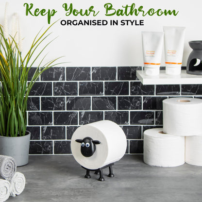 🐑 Roztomilý držák na toaletní papír ve tvaru ovečky – šarm do koupelny! 🛁