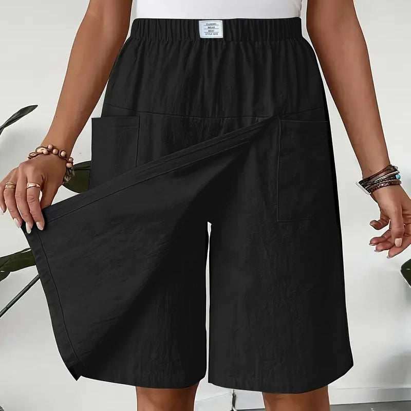 🌸✨ Zavinovací skort sukně s kapsami – elegance + pohodlí v jednom