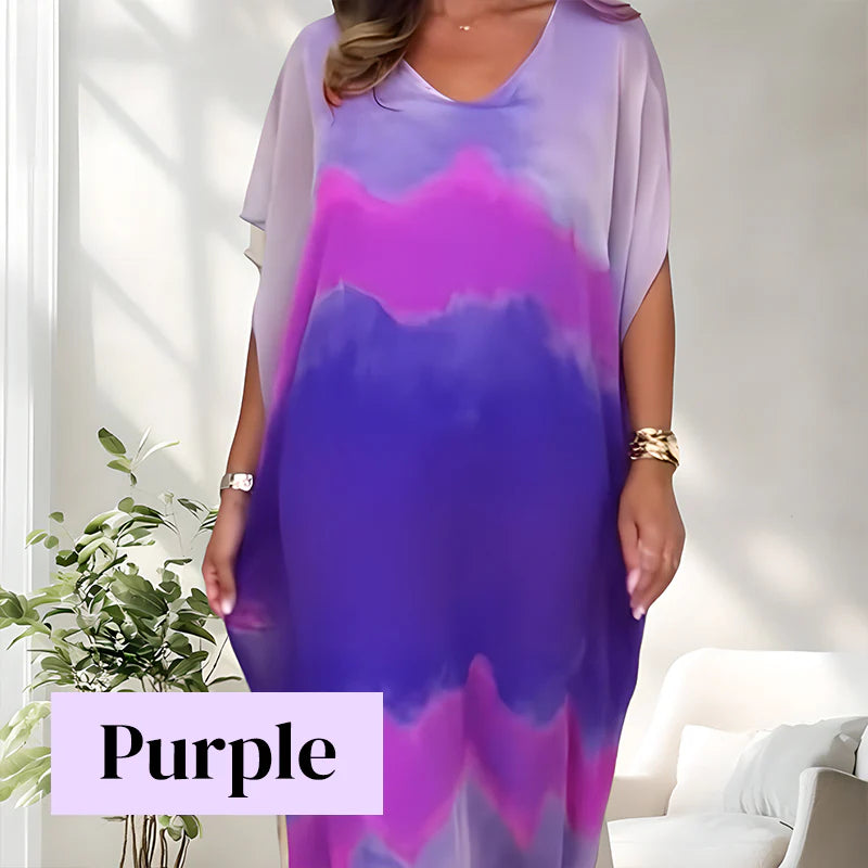 👗 Batikované volné šaty pro ženy – lehký letní komfort v jednom kuse!
