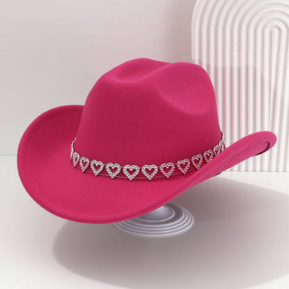 🤠 Kovbojský klobouk se srdíčky – western chic styl!