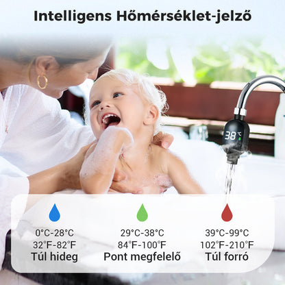🚿 Displej teploty ve sprše – bezpečné koupání pro děti i seniory！