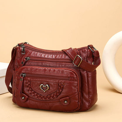 👜✨ Kabelka přes rameno s mnoha kapsami – styl a pořádek každý den!