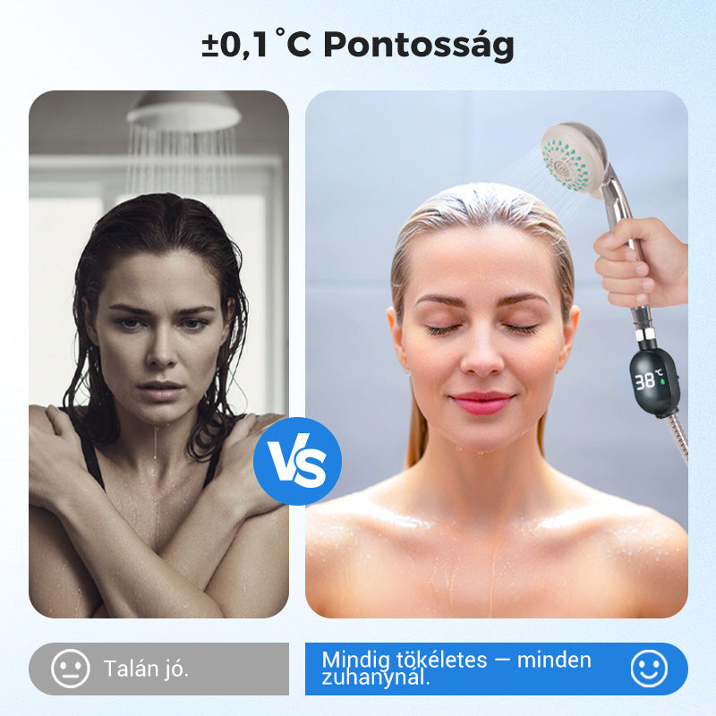 🚿 Displej teploty ve sprše – bezpečné koupání pro děti i seniory！