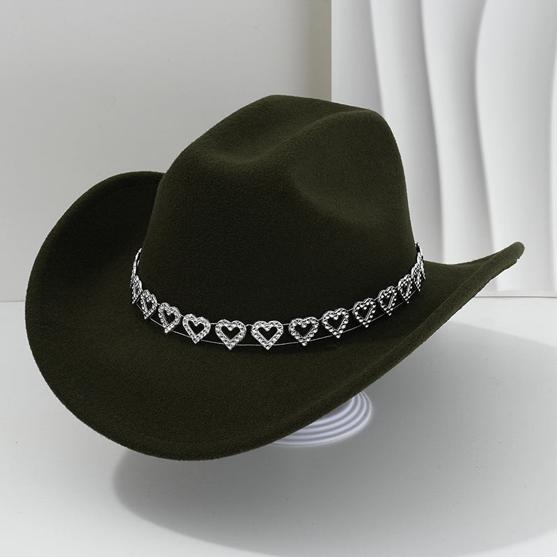 🤠 Kovbojský klobouk se srdíčky – western chic styl!