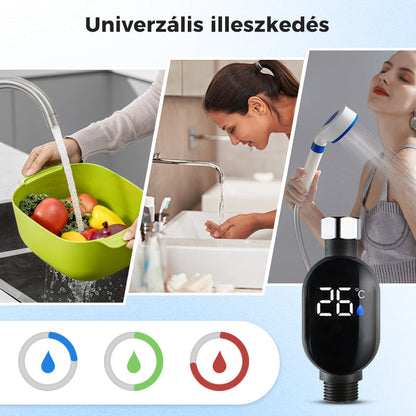 🚿 Displej teploty ve sprše – bezpečné koupání pro děti i seniory！