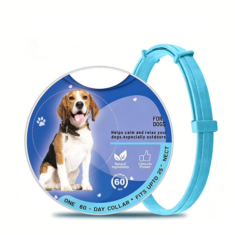 🐶 Uklidňující obojek pro mazlíčky – přírodní relaxace bez stresu! ✨