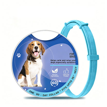 🐶 Uklidňující obojek pro mazlíčky – přírodní relaxace bez stresu! ✨
