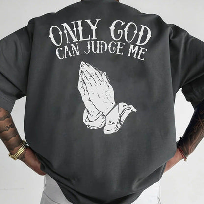 👕 Pánské tričko s motivem Modlících se rukou – výrazný a stylový design 🖤
