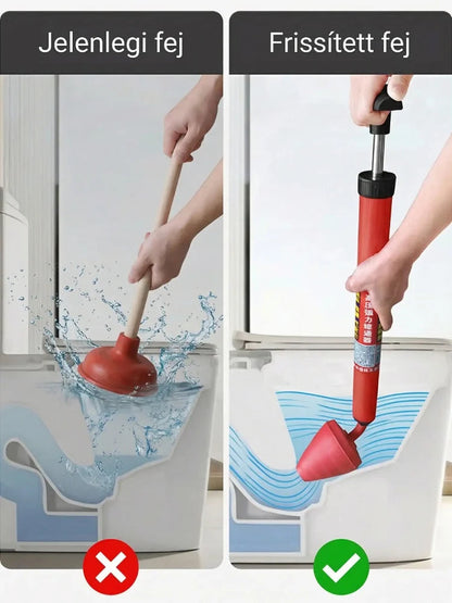 🚽✨ Nástroj na pročištění ucpaného WC – rychlá pomoc bez chemie