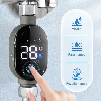 🚿 Displej teploty ve sprše – bezpečné koupání pro děti i seniory！