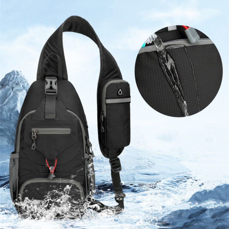 🧳✨ Pánská outdoorová crossbody taška – mnoho kapes a maximální praktičnost