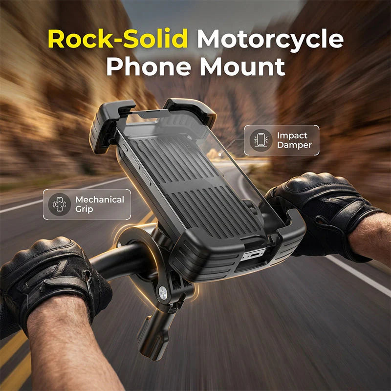 🏍️✨ Bezpečný držák na telefon na motorku Secure Grip