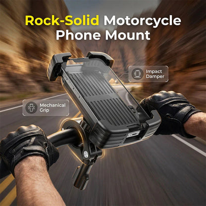 🏍️✨ Bezpečný držák na telefon na motorku Secure Grip