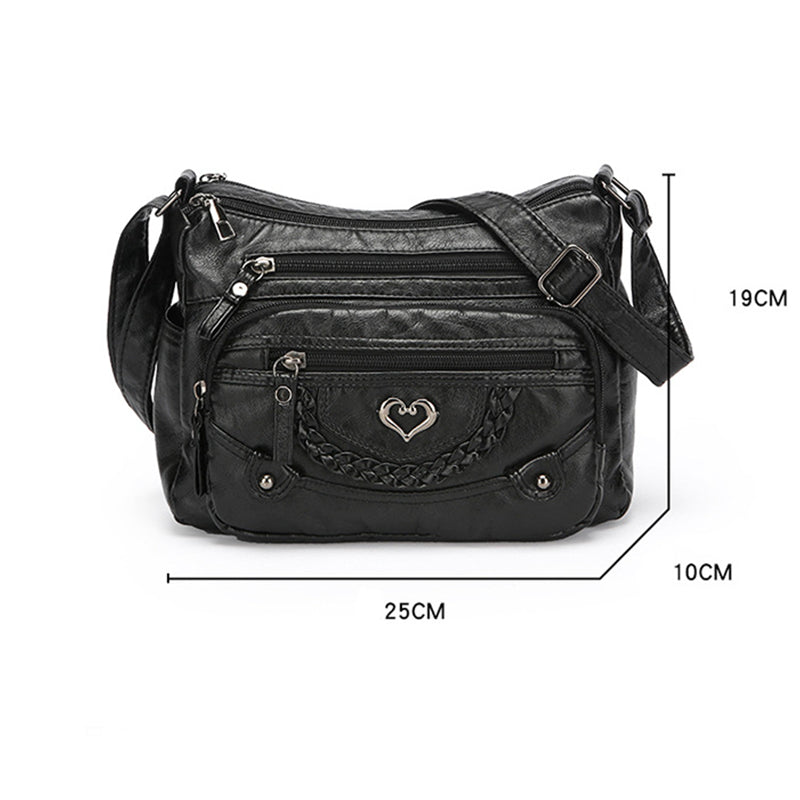 👜✨ Kabelka přes rameno s mnoha kapsami – styl a pořádek každý den!