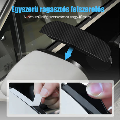 🚗 Nastavitelné zrcátko pro slepé úhly s integrovanou ochranou proti dešti pro bezpečnou jízdu