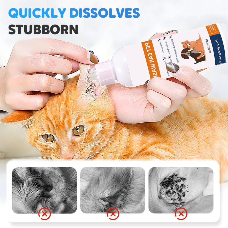 🐱🐶Čistič uší pro zvířata – Omezuje množení bakterií