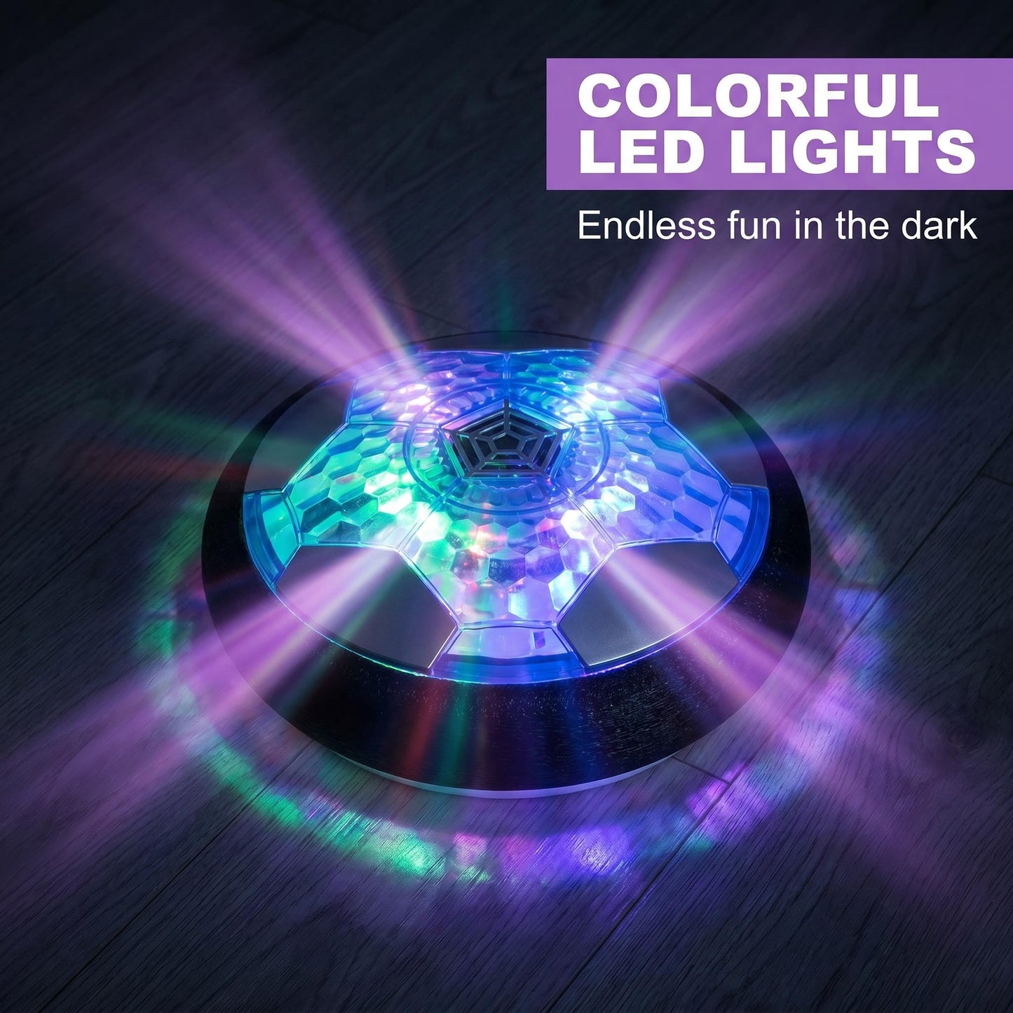 😍 Hover Fotbalový Míč s LED Světly – plovoucí & bezpečný pro děti! ⚽