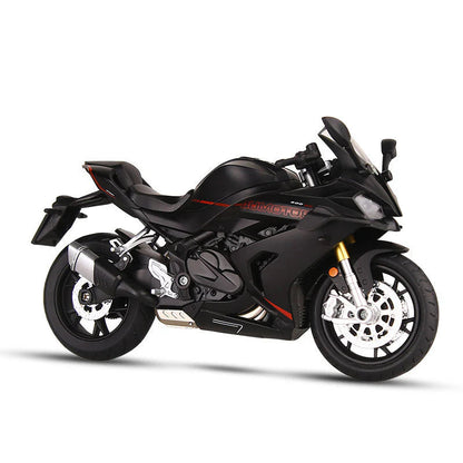 🌟 Model motocyklu v měřítku 1:12 – Interaktivní světla a zvuky! 🏍️