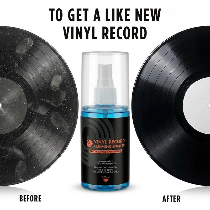 🎵 Antistatický sprej na vinylové platne – čistý zvuk bez prachu! ✨