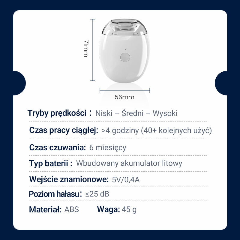 🦶Univerzální automatická bruska na nehty – vhodná pro seniory a děti