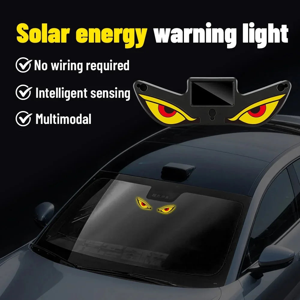 🔥Poslední den – sleva 49 % – 🚗Solární LED lampa do auta Demon Eye