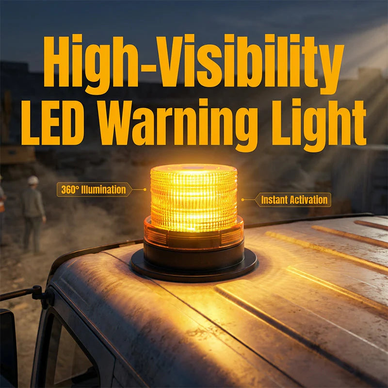 🚗🚨 Magnetické LED výstražné blikající světlo ✨