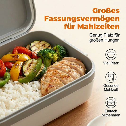 🍲 Samohřející krabička na oběd – teplé jídlo na cesty!