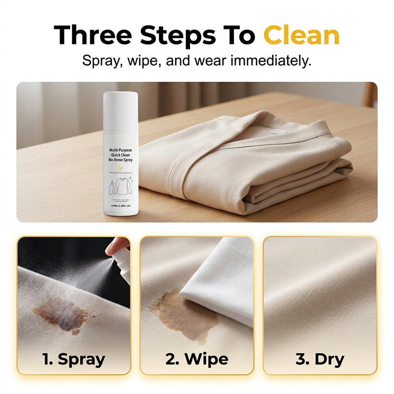 🧼 Rychlý čisticí sprej bez oplachování – skvrny pryč za vteřiny! ✨