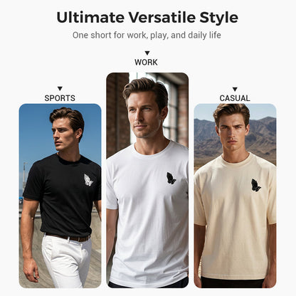 👕 Pánské tričko s motivem Modlících se rukou – výrazný a stylový design 🖤