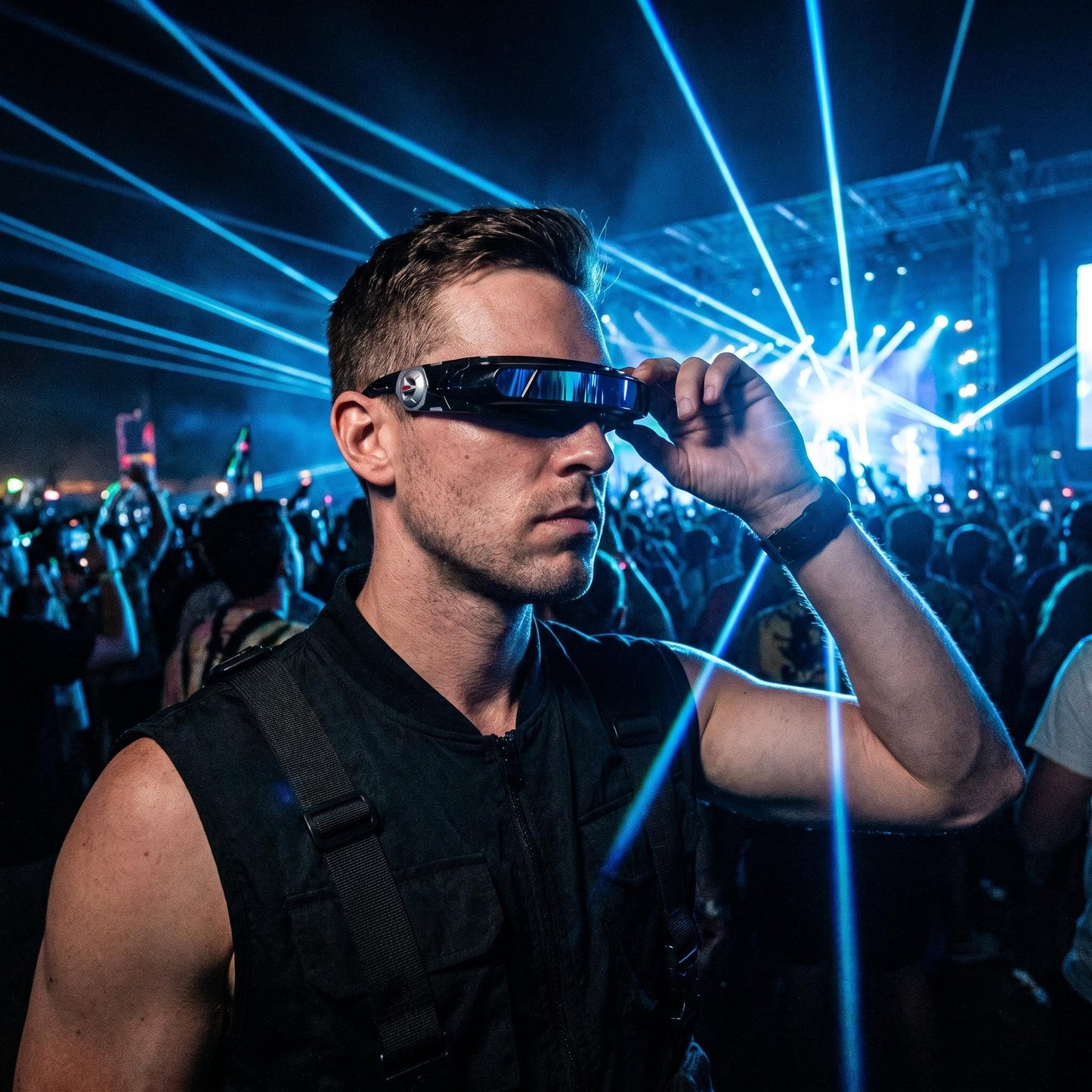 🔥 Retro-punkové Laser Eye sluneční brýle 😎