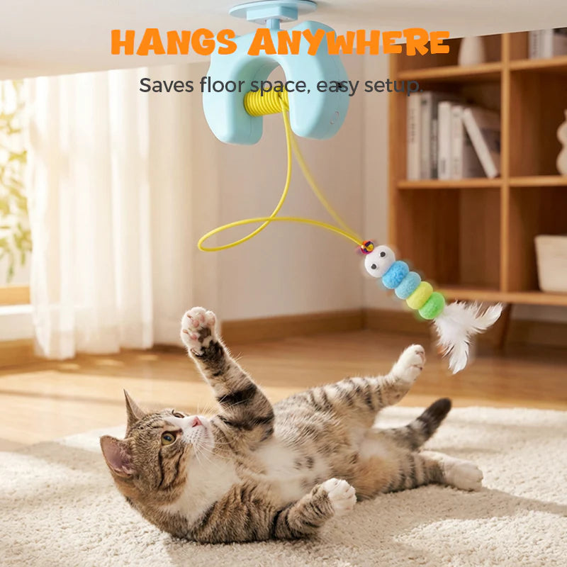 🐈Automatická zatahovací hračka pro kočky💡
