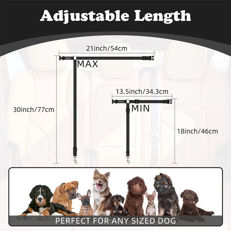 🐕✨ 2v1 Bezpečnostní pás pro psa do auta + vodítko