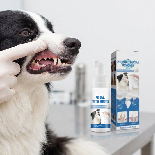 🐾✨ Pěnový odstraňovač zubního kamene pro psy a kočky – svěží dech bez kartáčování