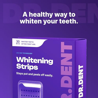 🦷Fialové bělící proužky na zuby proti zažloutnutí zubů – ústní čisticí gel pro zářivý úsměv s dlouhotrvajícím účinkem