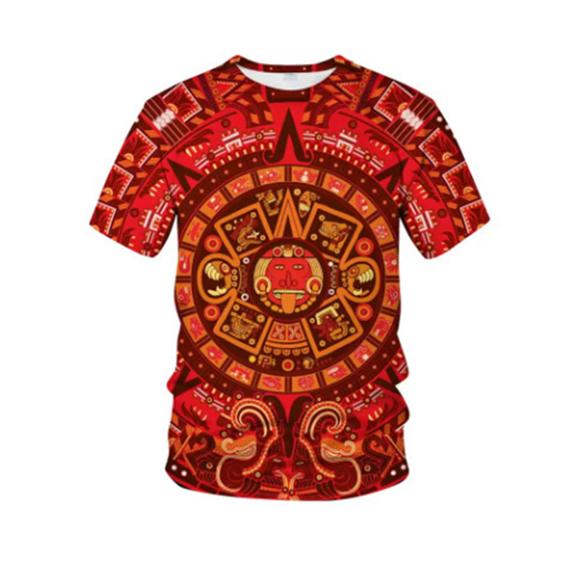 👕 Pánské tričko s výrazným kmenovým potiskem – pohodlí & streetwear styl 🐺