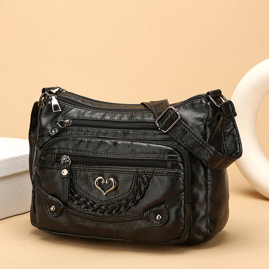 👜✨ Kabelka přes rameno s mnoha kapsami – styl a pořádek každý den!