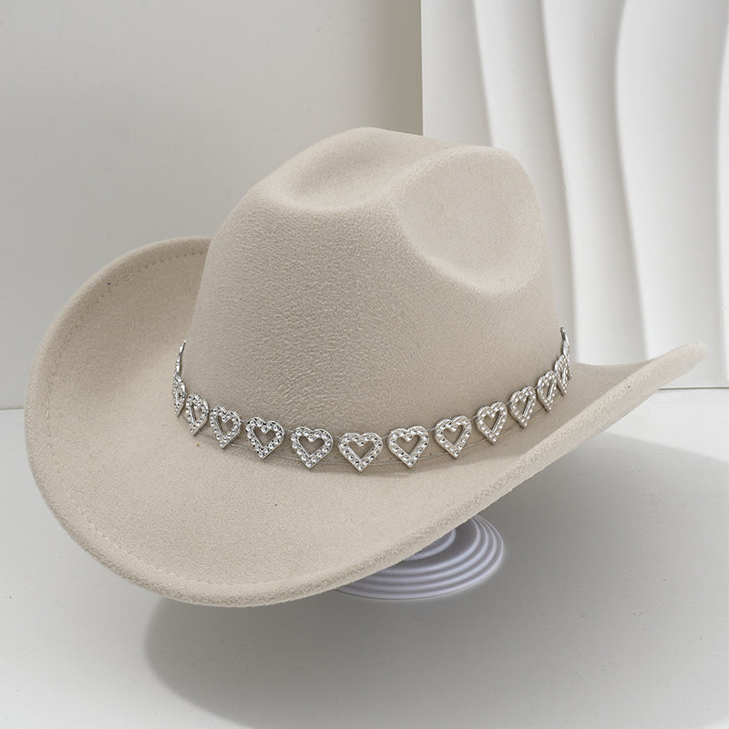 🤠 Kovbojský klobouk se srdíčky – western chic styl!