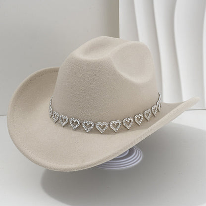 🤠 Kovbojský klobouk se srdíčky – western chic styl!