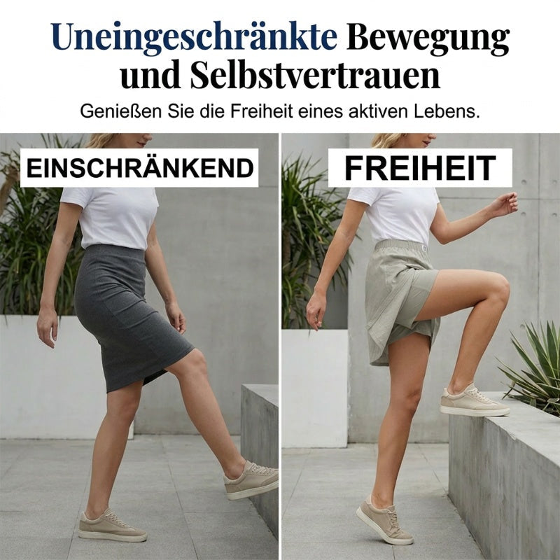 🌸✨ Zavinovací skort sukně s kapsami – elegance + pohodlí v jednom