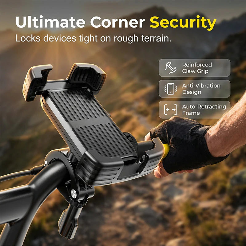 🏍️✨ Bezpečný držák na telefon na motorku Secure Grip